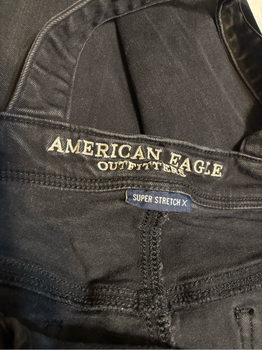 American Eagle Outfitters Black Stretch Overalls - Picture 2 of 6